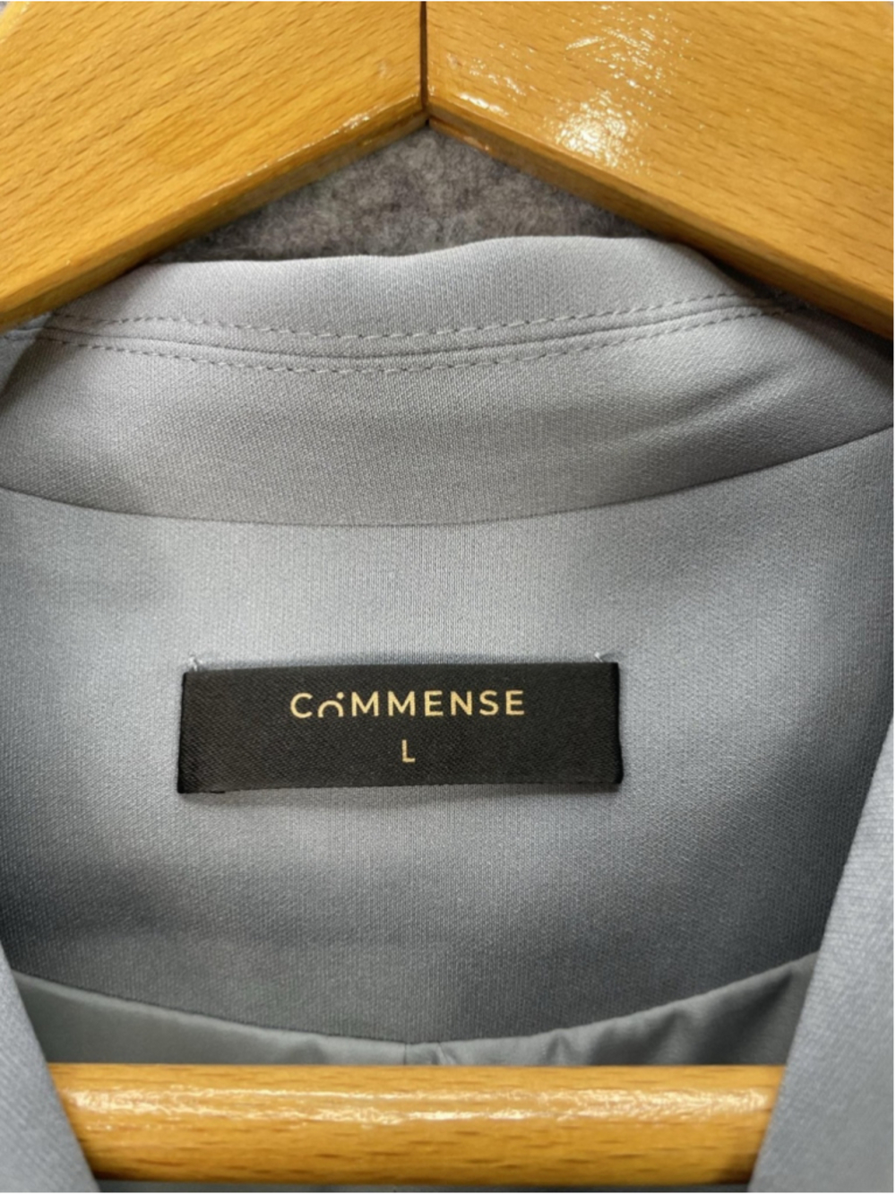 Commense Dress Womens Large Gray Sleeveless Belted Pleated Wrap Mini Blazer - Picture 5 of 13